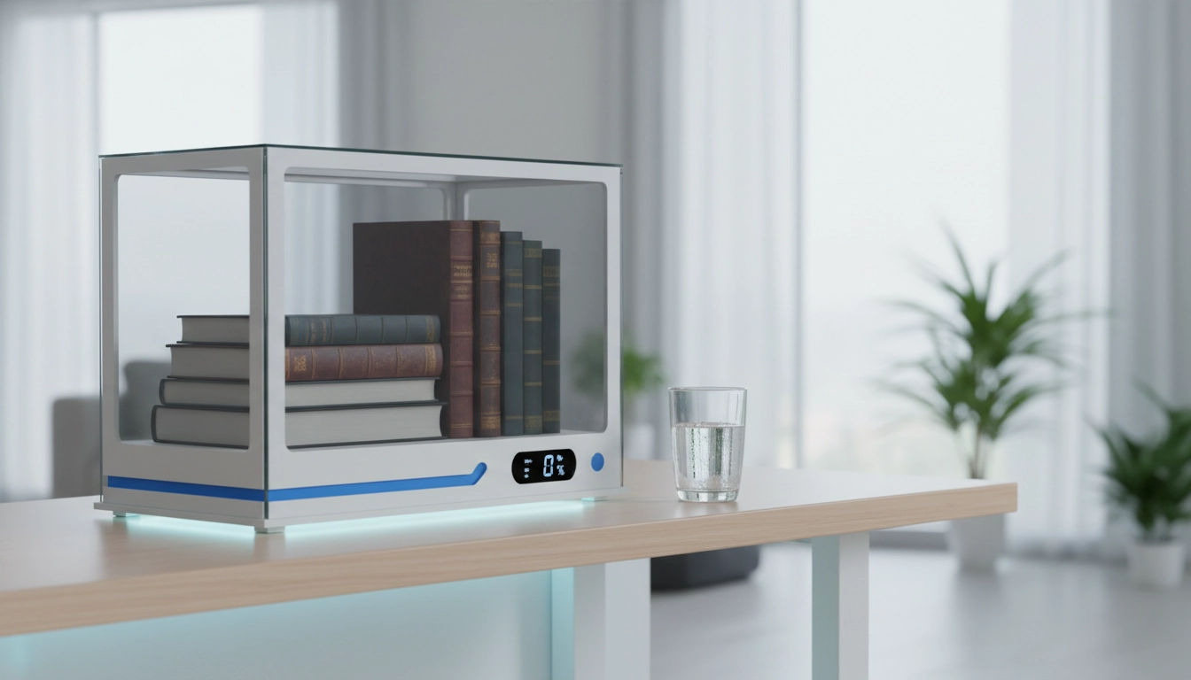 Protection contre la conservation humidité livres dans une bibliothèque bien organisée