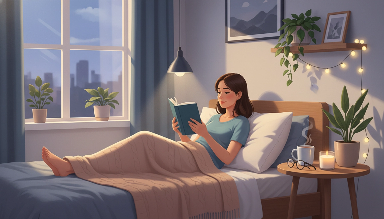 comment transformer sa lecture du soir en véritable rituel bien-être - illustration