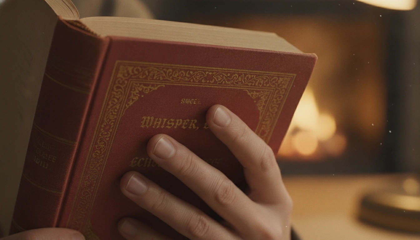 Mains tenant un livre ouvert symbolisant l'immersion profonde et le courage d'affronter ses pensées par la littérature.
