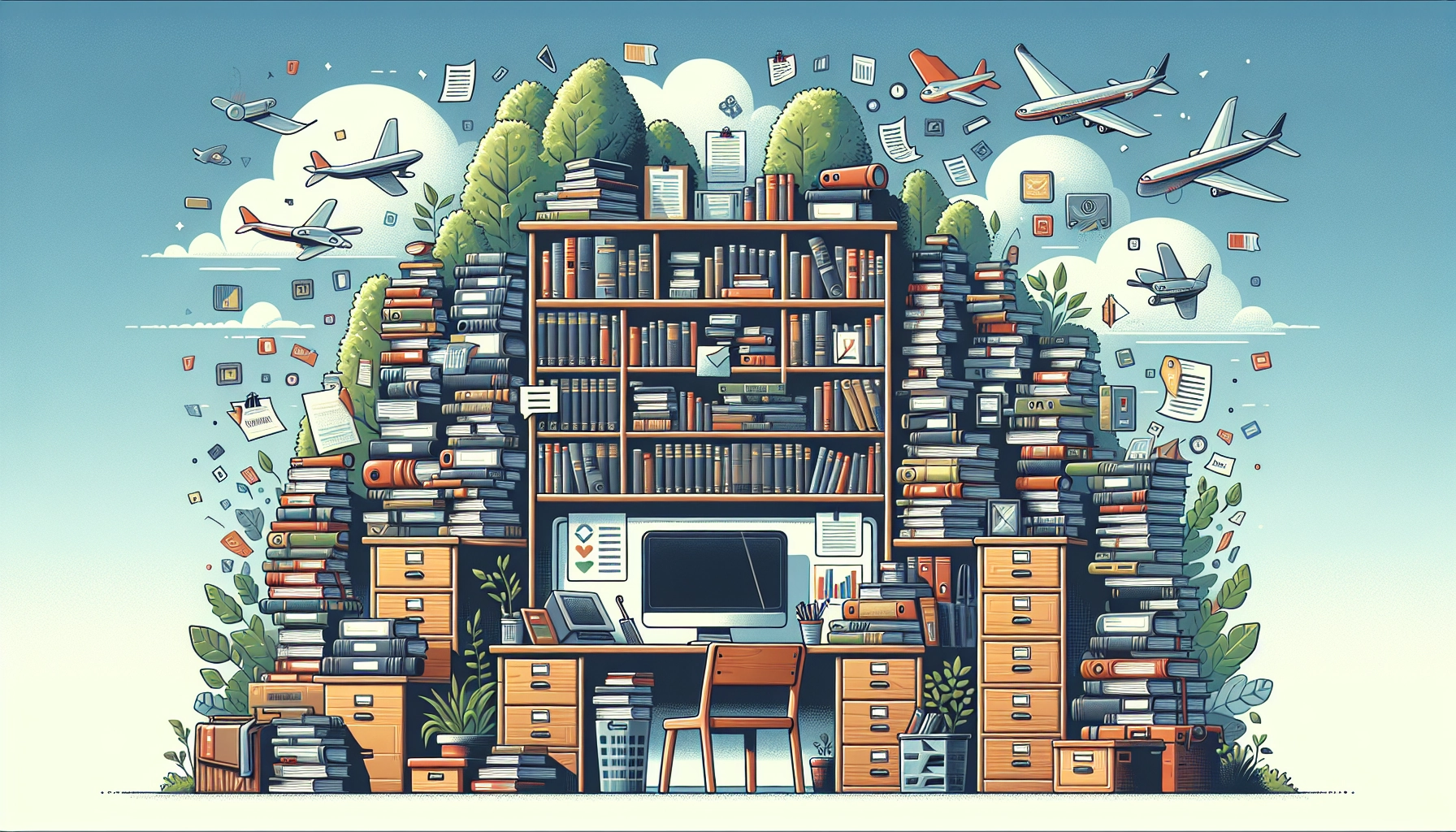 Grand lecteur organisant ses livres selon différents systèmes de classement bibliothèque pour grands lecteurs