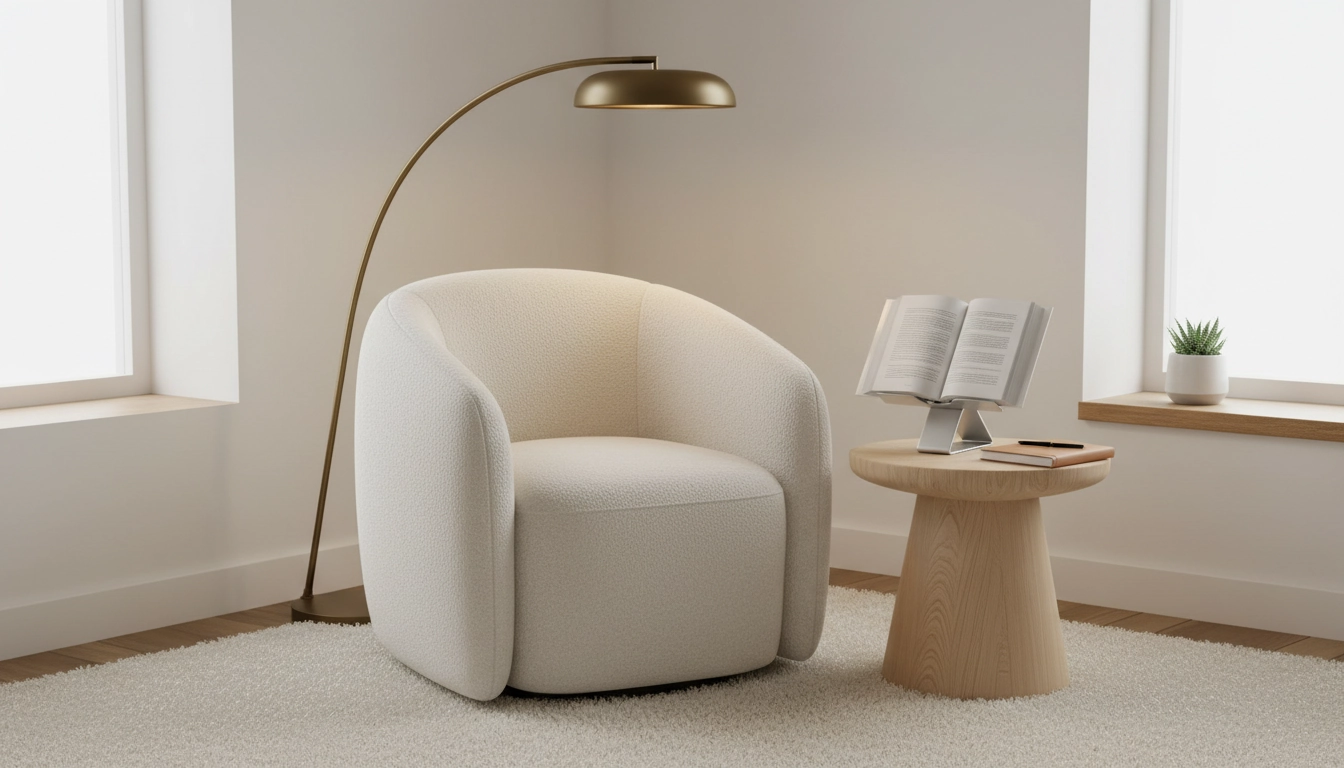 Espace de lecture idéal pour pratiquer les techniques de lecture active sans distraction